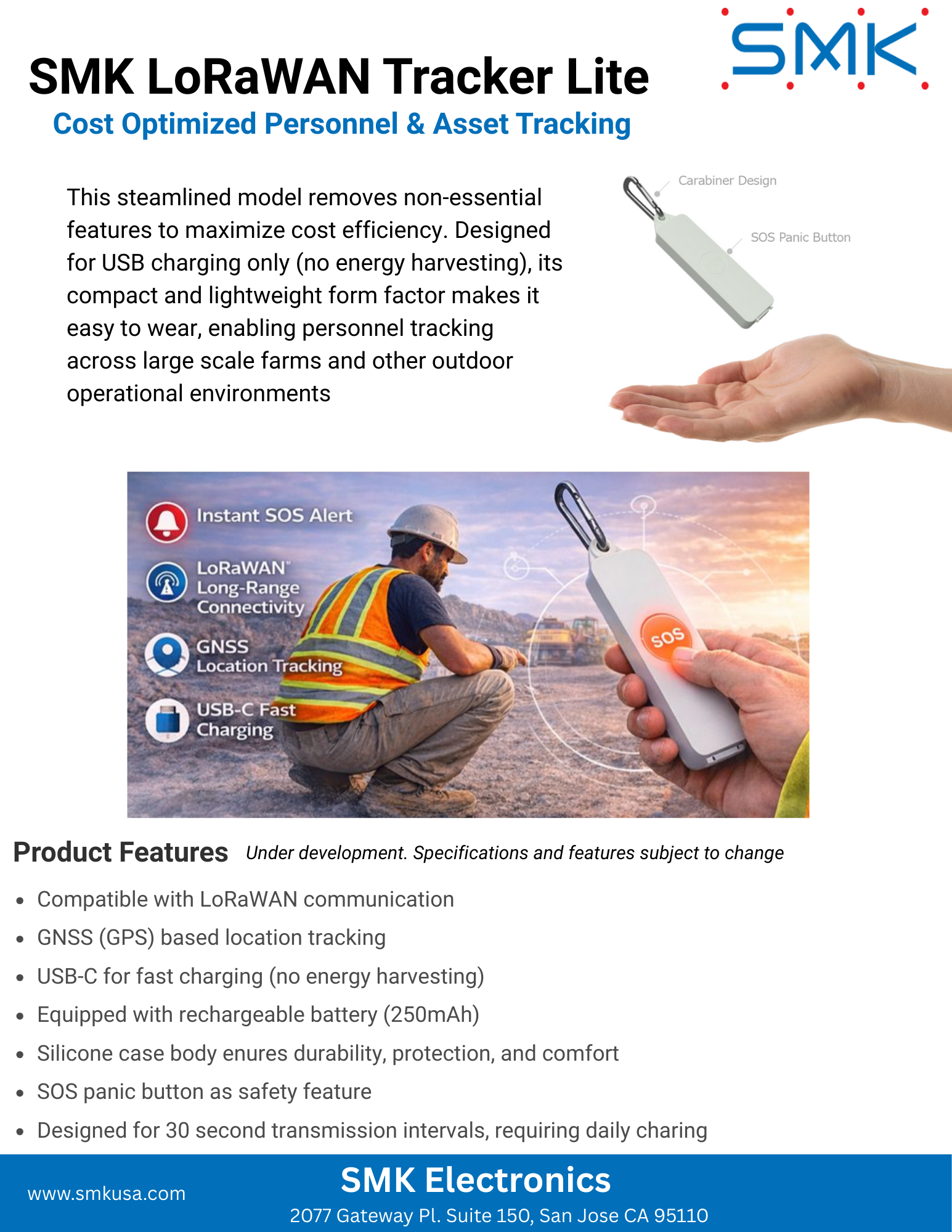 SMK LoRaWAN Tracker Lite Brochure