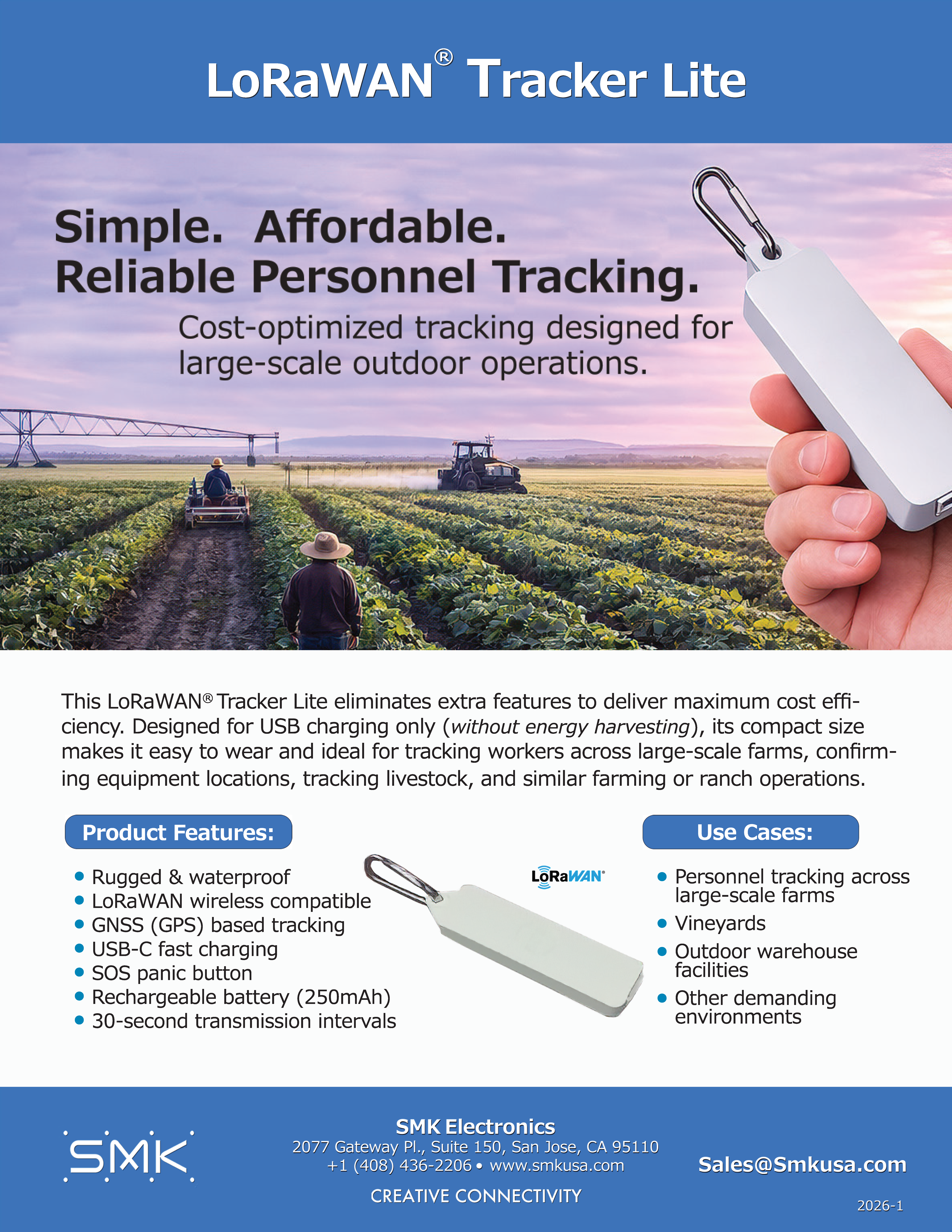 LoRaWAN Tracker Lite