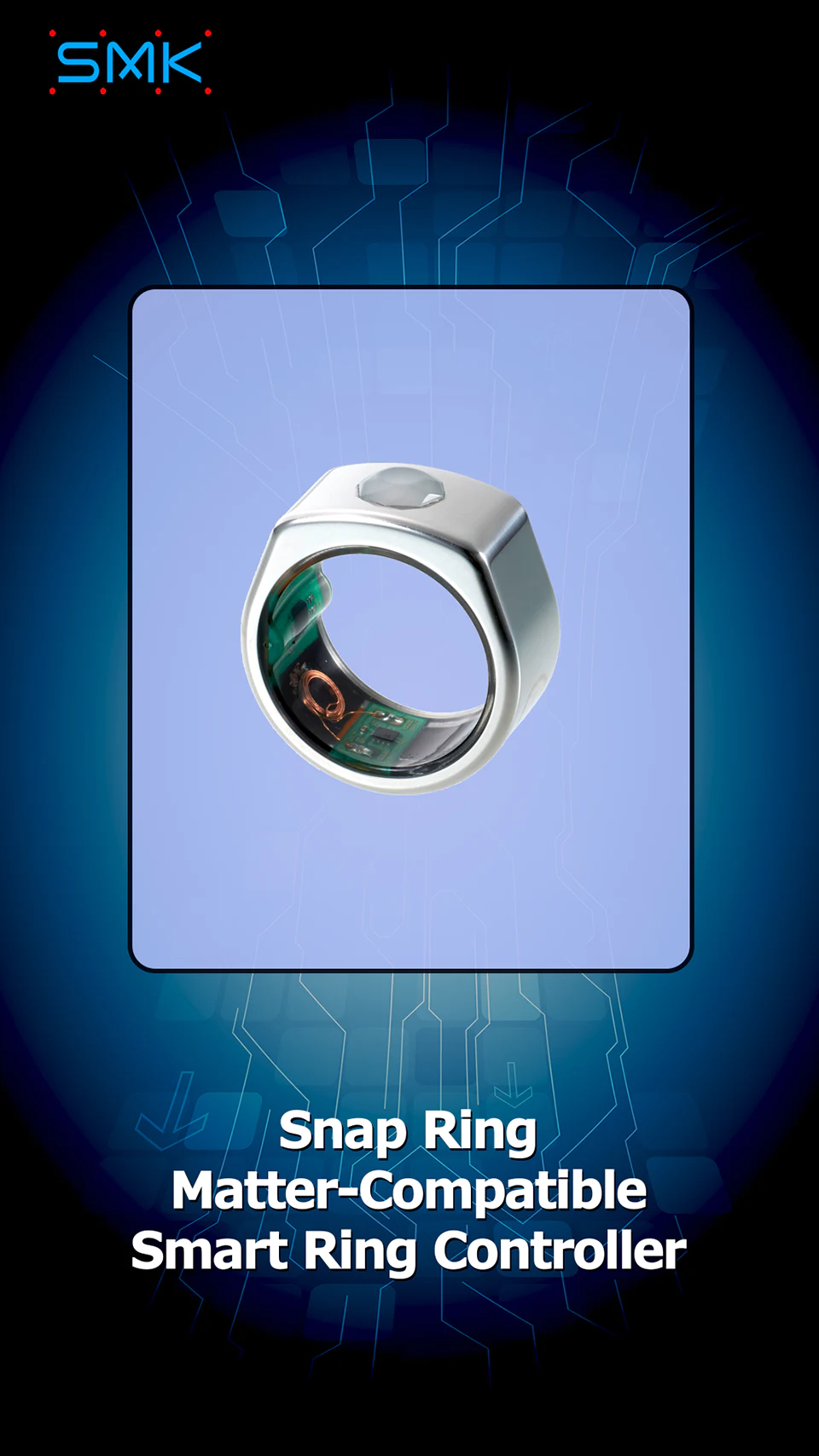 Snap Ring Matter-Compatible Smart Ring Controller